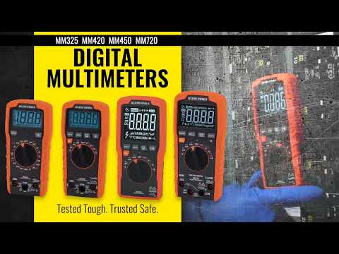 Klein Tools Digital Multimeters | MM325 -  MM420 - MM450 - MM720