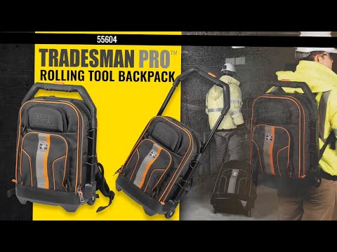 Carry it, roll it, conquer any terrain - Rolling Tool Backpack