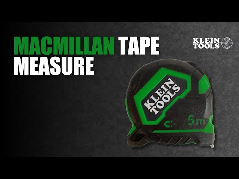 The Klein Tools Macmillan Tape Measure The Klein Tools Macmillan Tape Measure