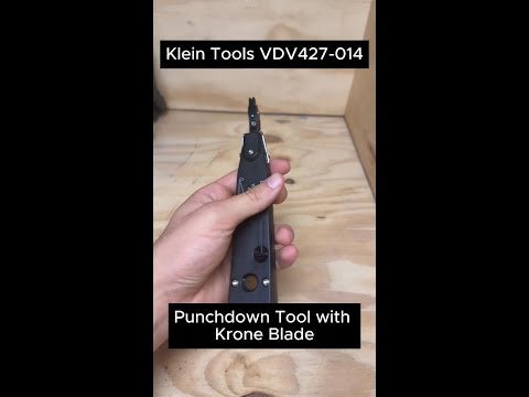 The Klein Punchdown Tool with Krone Blade (VDV427-014) is now part of our 10 Year Anniversary Deals The Klein Punchdown Tool with Krone Blade (VDV427-014) is now part of our 10 Year Anniversary Deals
