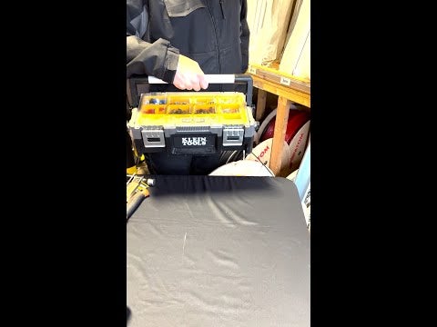 We love the Klein Tools VDV000-133 Tool Box for our VDV kit.
