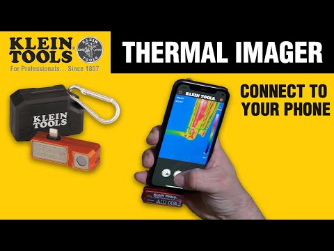 Thermal Imager that Connects to your Smart Phone | Klein Tools Thermal Imagers TI220 TI222