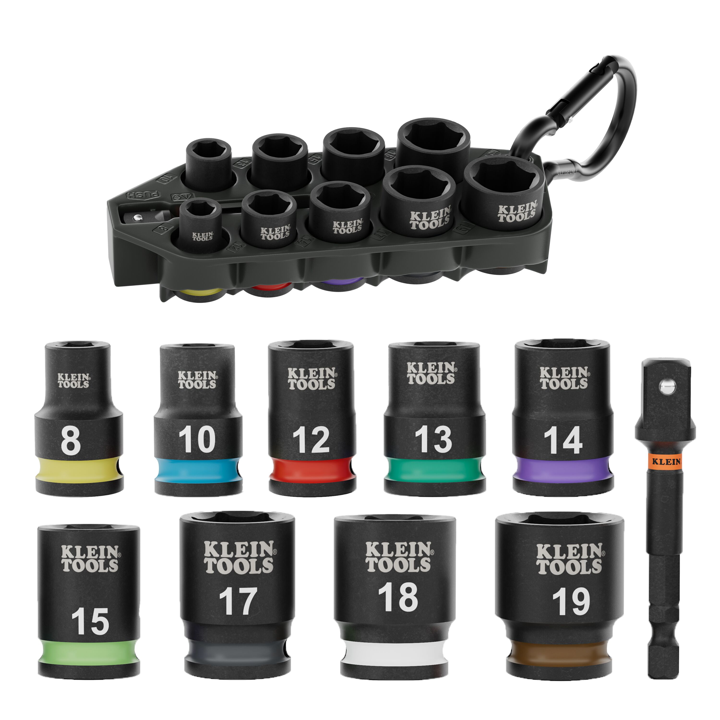 33809M Grab-And-Go Impact Socket Set, Metric, 10-Piece