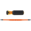 32287 Flip-Blade Insulated Screwdriver, 2-in-1, Square Bit No. 1 and No. 2 Image 6