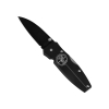 44000BLK Black Lightweight Lockback Knife 5.7 cm Drop Point Blade Image 1