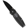 44001BLK Lightweight Lockback Knife, 6.4 cm Drop Point Blade, Black Handle Image 1