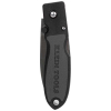 44002 Lightweight Lockback Knife, 6 cm Drop Point Blade, Black Handle Image 2