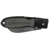 44004 Lightweight Lockback Knife, 6.4 cm Sheepfoot Blade, Black Handle Image 2
