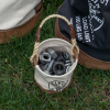 5104MINI Mini Tool Bucket, Leather Bottom Image 2