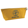 5539LYEL Zippered Bag, Large Canvas Tool Pouch, 45.7 cm, Yellow Image