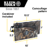 55560 Zippered Bags, Camo Tool Pouches, 2-Pack Image 1
