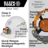 60113 Hard Hat, Vented, Cap Style with Headlamp Image 1