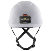 60146 Safety Helmet, Non-Vented, Class E with Rechargeable Headlamp, White Image 7