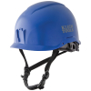 60147 Safety Helmet, Non-Vented, Class E, Blue Image