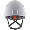 60150 Safety Helmet, Vented, Class C with Rechargeable Headlamp, White Image 7