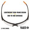 60173 PRO Safety Glasses, Semi-Frame, Combo Pack Image 3