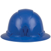 60249 Hard Hat, Non-Vented, Full Brim Style, Blue Image 5