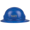 60249 Hard Hat, Non-Vented, Full Brim Style, Blue Image 7