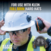 60502 Hard Hat Earmuffs, Full Brim Style Image 5