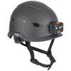 60515 Safety Helmet, Premium KARBN™ Pattern, Non-Vented, Class E, Headlamp Image 3