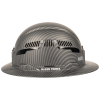 60626 Hard Hat, Premium KARBN™ Pattern, Vented Full Brim, Class C, Lamp Image 6