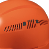 60901 Hard Hat, Vented, Cap Style with Headlamp, Orange Image 6