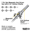 647M Nut Driver Set, Magnetic Nut Drivers, 15 cm Shafts, 7-Piece Image 2