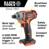 BAT20CD Battery-Operated Compact Impact Driver, 1/4” Hex Drive, Tool Only Image 1
