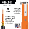 6617INS Insulated Screwdriver - No. 1 Sqaure with 178 mm Shank Image 1