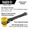 KT155HD 6-in-1 Lineman's Ratcheting Spanner, Heavy-Duty Image 1