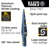 KTSB01 13-Step Drill Bit, 3/8-Inch Hex, Double Straight Flute, 0.3 to 1.3 cm Image 1