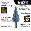 KTSB14 12-Step Drill Bit, 3/8-Inch Hex, Double Straight Flute, 0.5 to 2.2 cm Image 1
