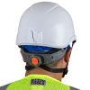 60148 Safety Helmet, Non-Vented, Class E with Rechargeable Headlamp, Blue Image 10