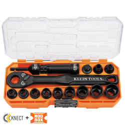 Impact Rated Pass Through Socket Spanner Set, 15-PieceImage