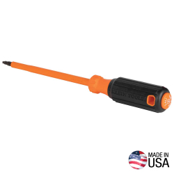 6846INS Insulated Screwdriver, #2 Square, 6-Inch Round Shank Image 