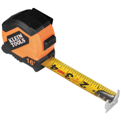 9516 Tape Measure, 16-Foot Compact, Double-Hook Image 